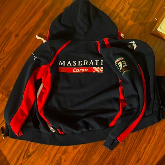 2019 Black Maserati Trafea racer jacket - Picture 1 of 2